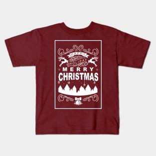 Happy Holiday Merry Christmas Kids T-Shirt